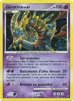 Carte Giratina de l'extension Platine, numéro 10/127