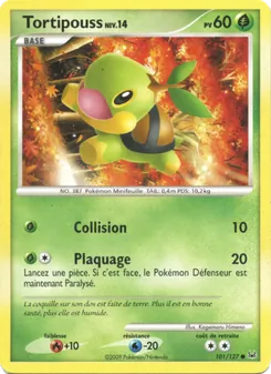 Carte Tortipouss de l'extension Platine, numéro 101/127