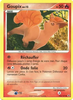 Carte Goupix de l'extension Platine, numéro 102/127
