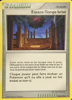 Carte Espace-Temps brisé de l'extension Platine, numéro 104/127