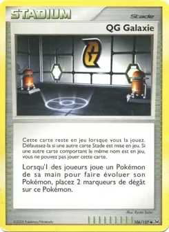 Carte QG Galaxie de l'extension Platine, numéro 106/127