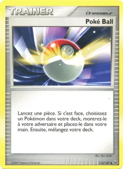 Carte Poké Ball de l'extension Platine, numéro 113/127
