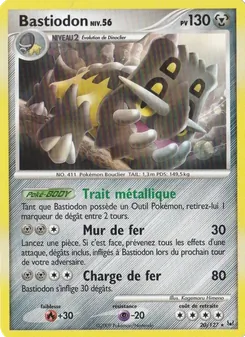 Carte Bastiodon de l'extension Platine, numéro 20/127