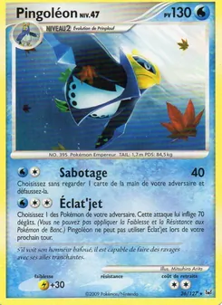 Carte Pingoléon de l'extension Platine, numéro 26/127