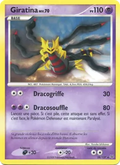 Carte Giratina de l'extension Platine, numéro 28/127