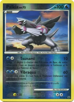 Carte Palkia de l'extension Platine, numéro 37/127
