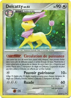 Carte Delcatty de l'extension Platine, numéro 4/127