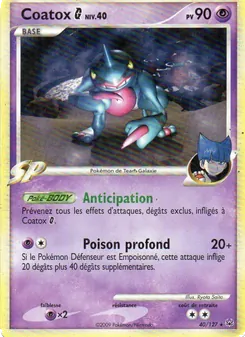 Carte Coatox G de l'extension Platine, numéro 40/127