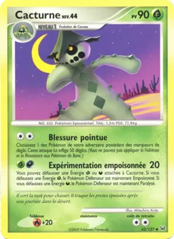 Carte Cacturne de l'extension Platine, numéro 42/127