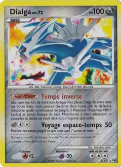 Carte Dialga de l'extension Platine, numéro 5/127