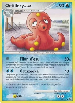 Carte Octillery de l'extension Platine, numéro 58/127