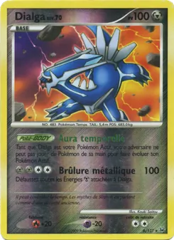 Carte Dialga de l'extension Platine, numéro 6/127