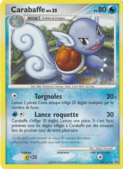 Carte Carabaffe de l'extension Platine, numéro 65/127