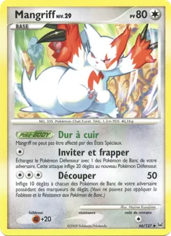 Carte Mangriff de l'extension Platine, numéro 66/127