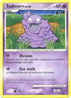 Carte Tadmorv de l'extension Platine, numéro 75/127