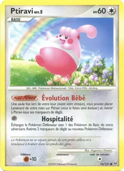 Carte Ptiravi de l'extension Platine, numéro 76/127
