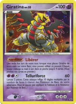 Carte Giratina de l'extension Platine, numéro 9/127