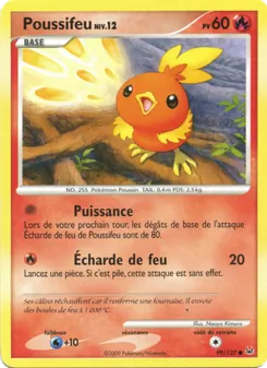 Carte Poussifeu de l'extension Platine, numéro 99/127