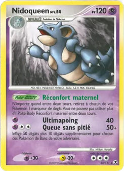 Carte Nidoqueen Niv. 54 de l'extension Rivaux Émergeants, numéro 30/111