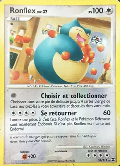 Carte Ronflex Niv. 37 de l'extension Rivaux Émergeants, numéro 33/111