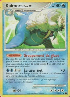 Carte Kaimorse Niv. 59 de l'extension Rivaux Émergeants, numéro 36/111