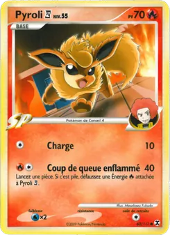 Carte Pyroli 4 Niv. 55 de l'extension Rivaux Émergeants, numéro 60/111