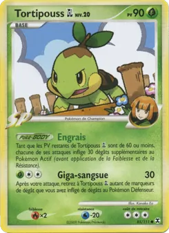 Carte Tortipouss GL Niv. 20 de l'extension Rivaux Émergeants, numéro 85/111