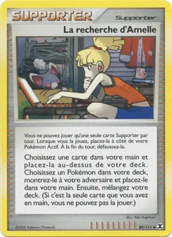 Carte La recherche d'Amelle de l'extension Rivaux Émergeants, numéro 89/111