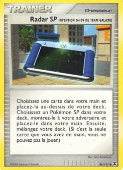 Carte Radar SP Invention G-109 de Team Galaxie de l'extension Rivaux Émergeants, numéro 96/111