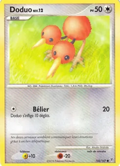 Carte Doduo de l'extension Vainqueurs Suprêmes, numéro 102/147