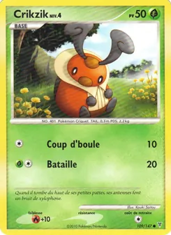 Carte Crikzik de l'extension Vainqueurs Suprêmes, numéro 109/147