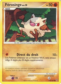Carte Férosinge de l'extension Vainqueurs Suprêmes, numéro 112/147