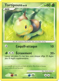 Carte Tortipouss de l'extension Vainqueurs Suprêmes, numéro 131/147