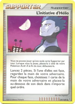 Carte L'initiative d'Hélio de l'extension Vainqueurs Suprêmes, numéro 137/147