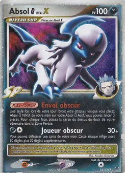 Carte Absol G NIV.X de l'extension Vainqueurs Suprêmes, numéro 141/147