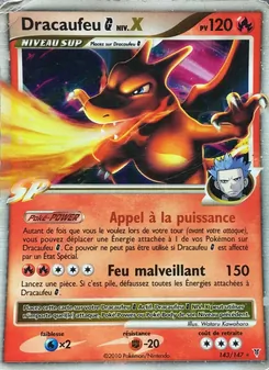 Carte Dracaufeu G NIV.X de l'extension Vainqueurs Suprêmes, numéro 143/147