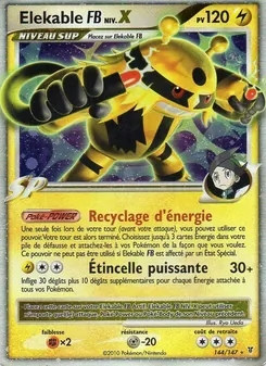 Carte Elekable FB NIV.X de l'extension Vainqueurs Suprêmes, numéro 144/147