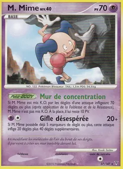 Carte M. Mime de l'extension Vainqueurs Suprêmes, numéro 37/147