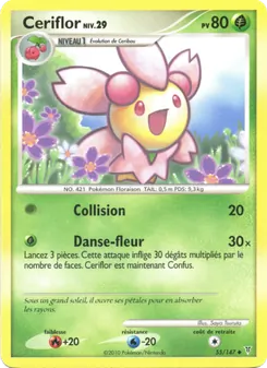 Carte Ceriflor de l'extension Vainqueurs Suprêmes, numéro 55/147