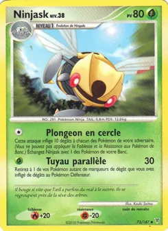 Carte Ninjask de l'extension Vainqueurs Suprêmes, numéro 73/147