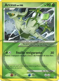 Carte Arceus de l'extension Vainqueurs Suprêmes, numéro AR2/147