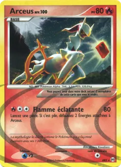 Carte Arceus de l'extension Vainqueurs Suprêmes, numéro AR3/147