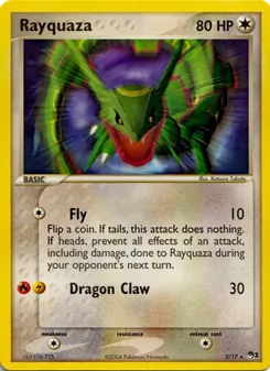 Carte Rayquaza de l'extension POP Série 1, numéro 3/17