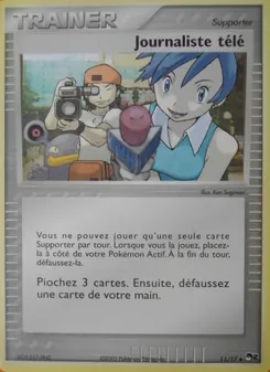 Carte Journaliste télé de l'extension POP Série 2, numéro 11/17