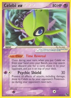 Carte Celebi ex de l'extension POP Série 2, numéro 17/17