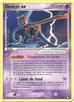 Carte Deoxys ex de l'extension POP Série 4, numéro 17/17