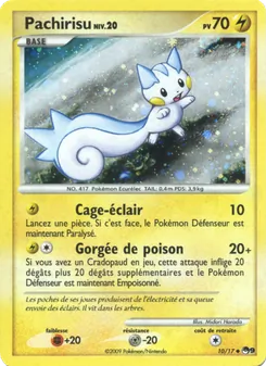 Carte Pachirisu de l'extension POP Série 9, numéro 10/17