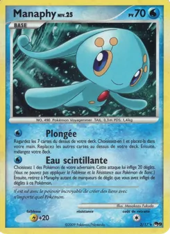 Carte Manaphy de l'extension POP Série 9, numéro 2/17