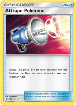 Carte Attrape-Pokémon de l'extension Soleil et Lune, numéro 126/149