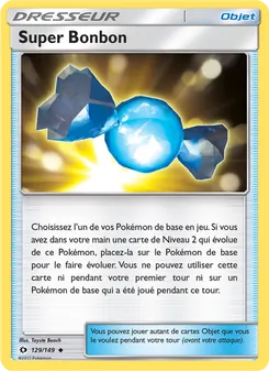 Carte Super Bonbon de l'extension Soleil et Lune, numéro 129/149